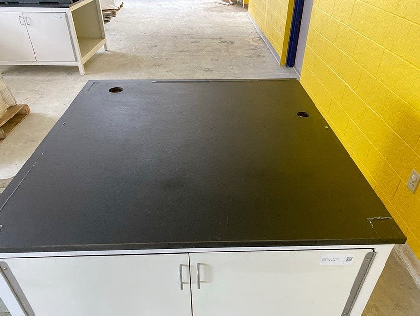 48x48x37 Wide Lab Storage Table w Epoxy Top Casework(S6LLST1724)