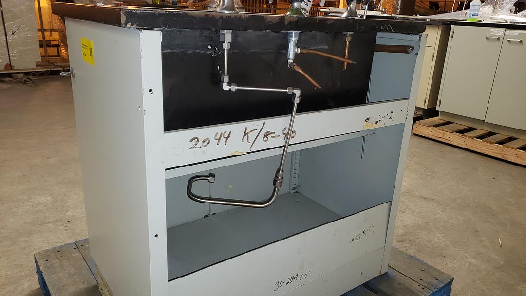 37" St Charles Black Epoxy Sink Bundle(S6LLST7296)