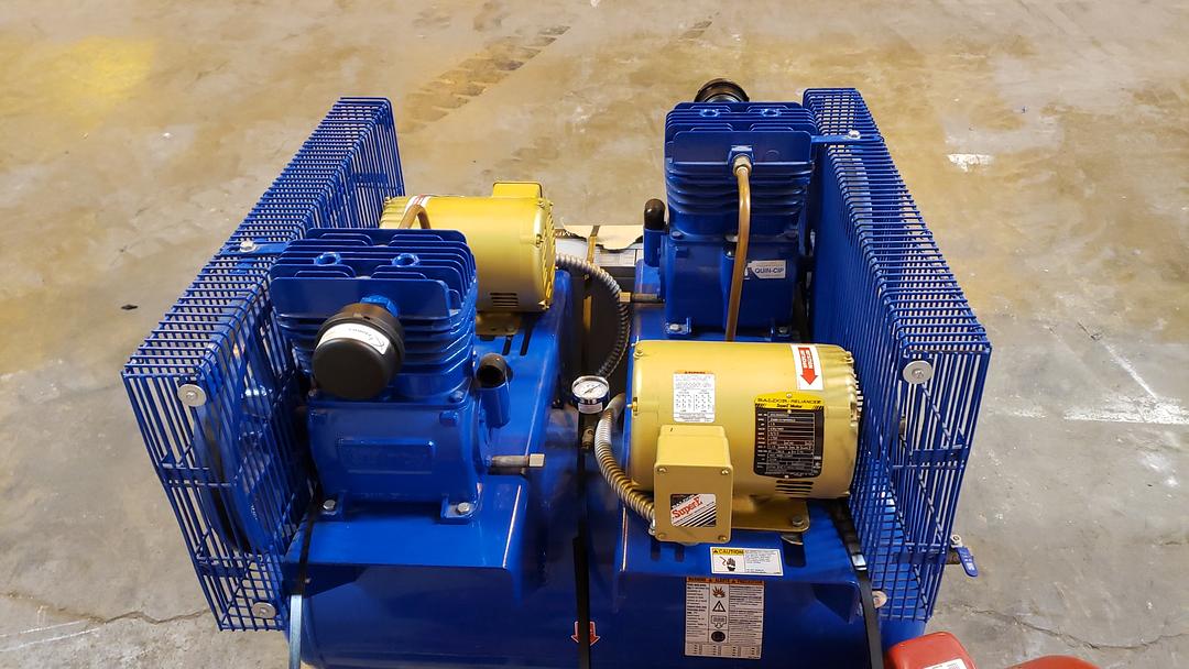 Quincy Air Compressor BMQTS3QCBDT '14 Dual 1.5HP Motor(S6LLST10592)