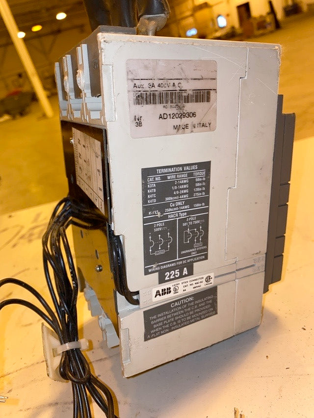 225A ABB S3B 3 Pole DC Circuit Breaker(S6LLST1431)
