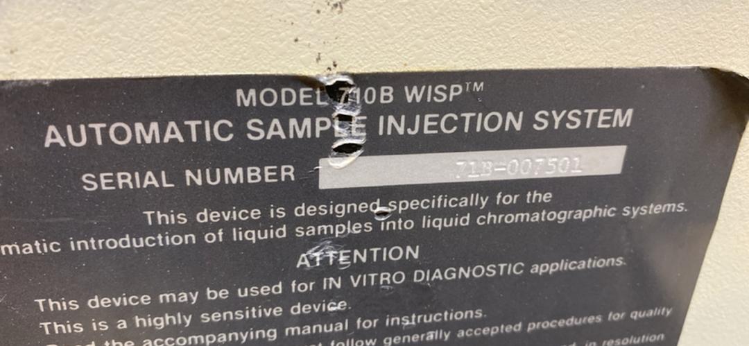 *Pickup Only* Waters 710B WISP Automatic Sample Injection System(S6LLST6560)