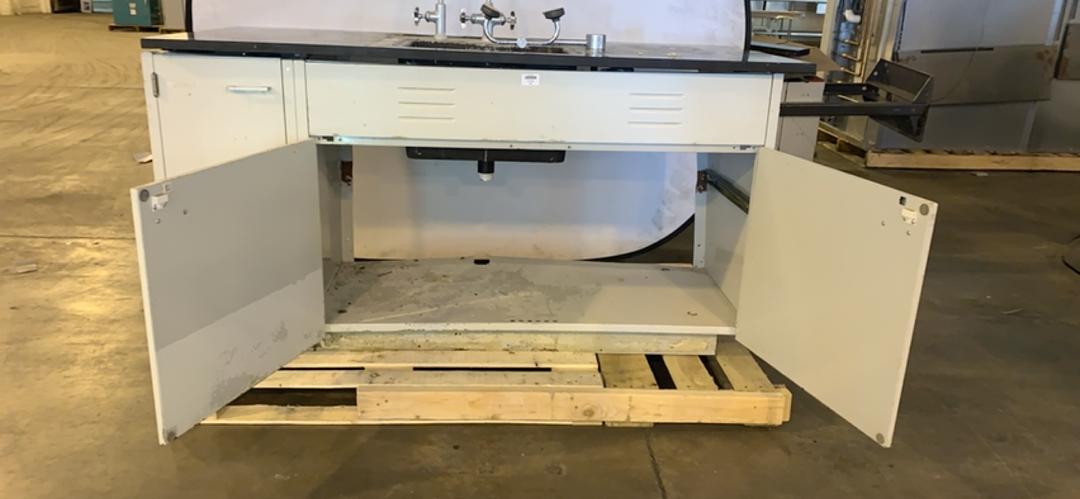 66x22x35" St Charles Lab Casework Cabinet w/ Sink Faucets Eyewash(S6LLST6609)