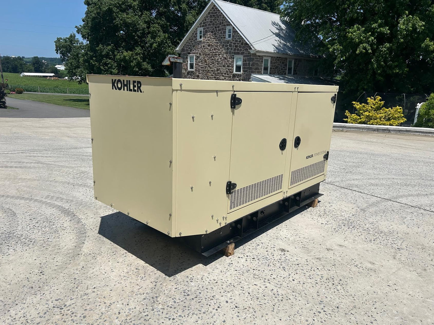 40KW Kohler Nat Gas LP Generator 1PH 120/240 1083hrs '12 TESTED