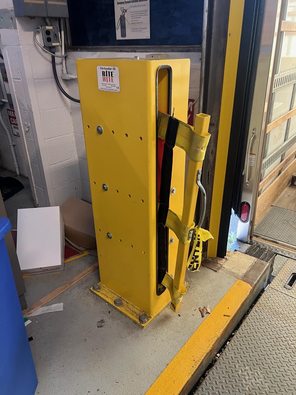 Loading Docks with Doors Levelers Posts & Safety Bars