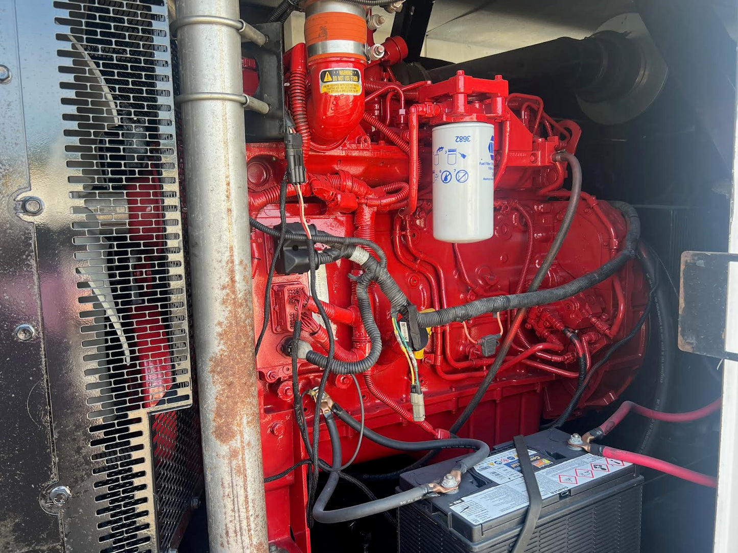 200KW Cummins C200D6R Mobile Diesel Generator 1ph/3ph 5533hours