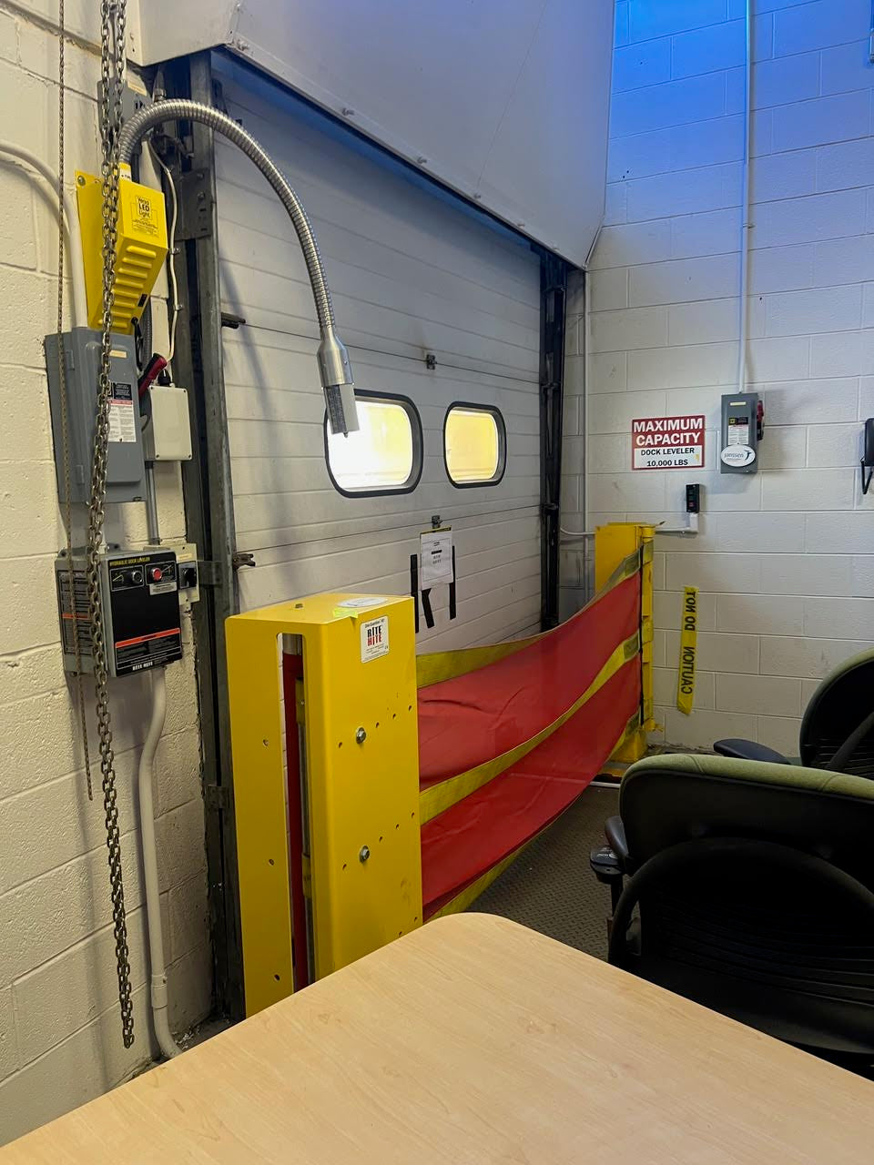 Loading Docks with Doors Levelers Posts & Safety Bars