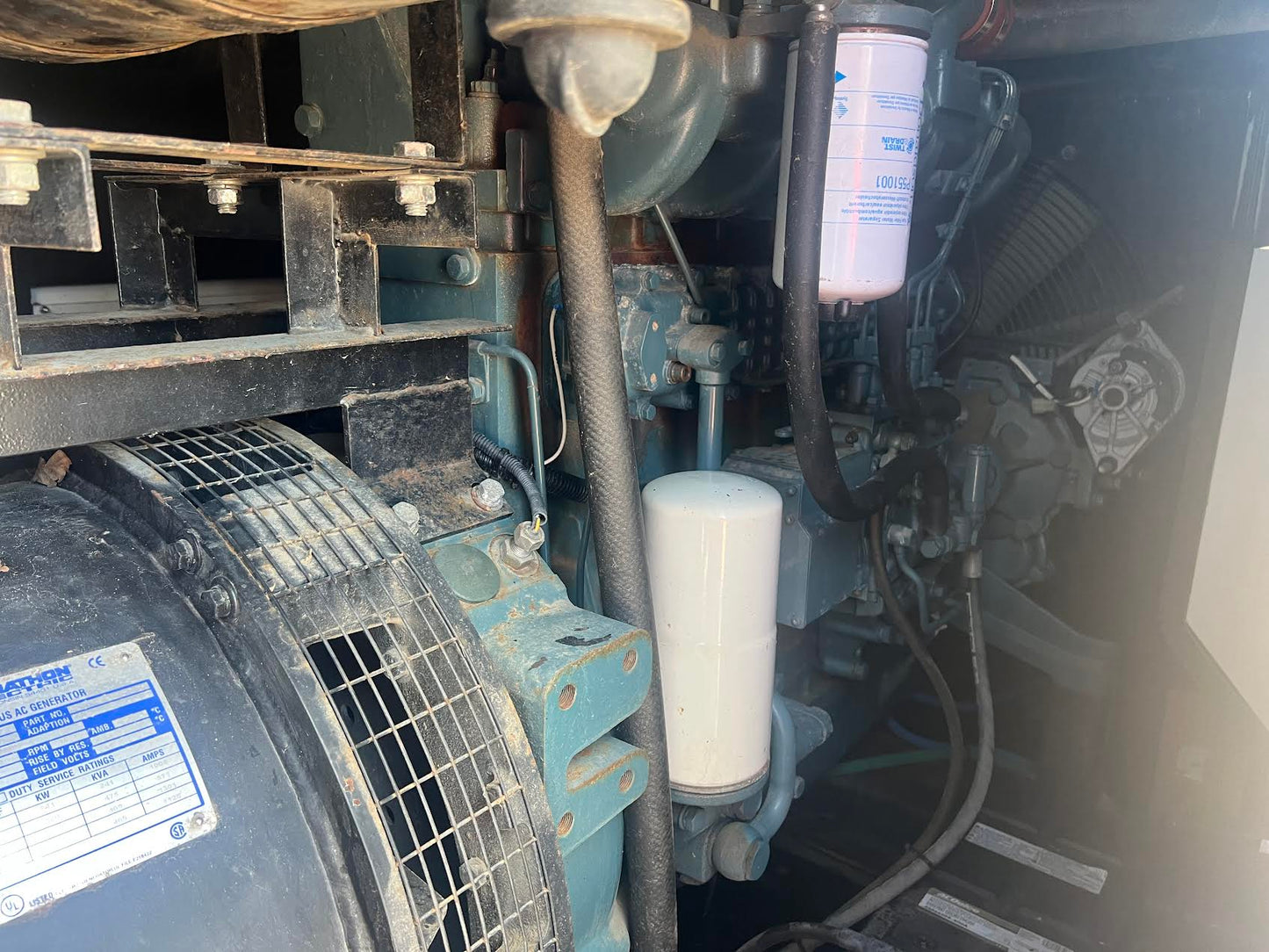 325KW Tradewinds Doosan Diesel Generator 1&3PH 78 Hrs Tested