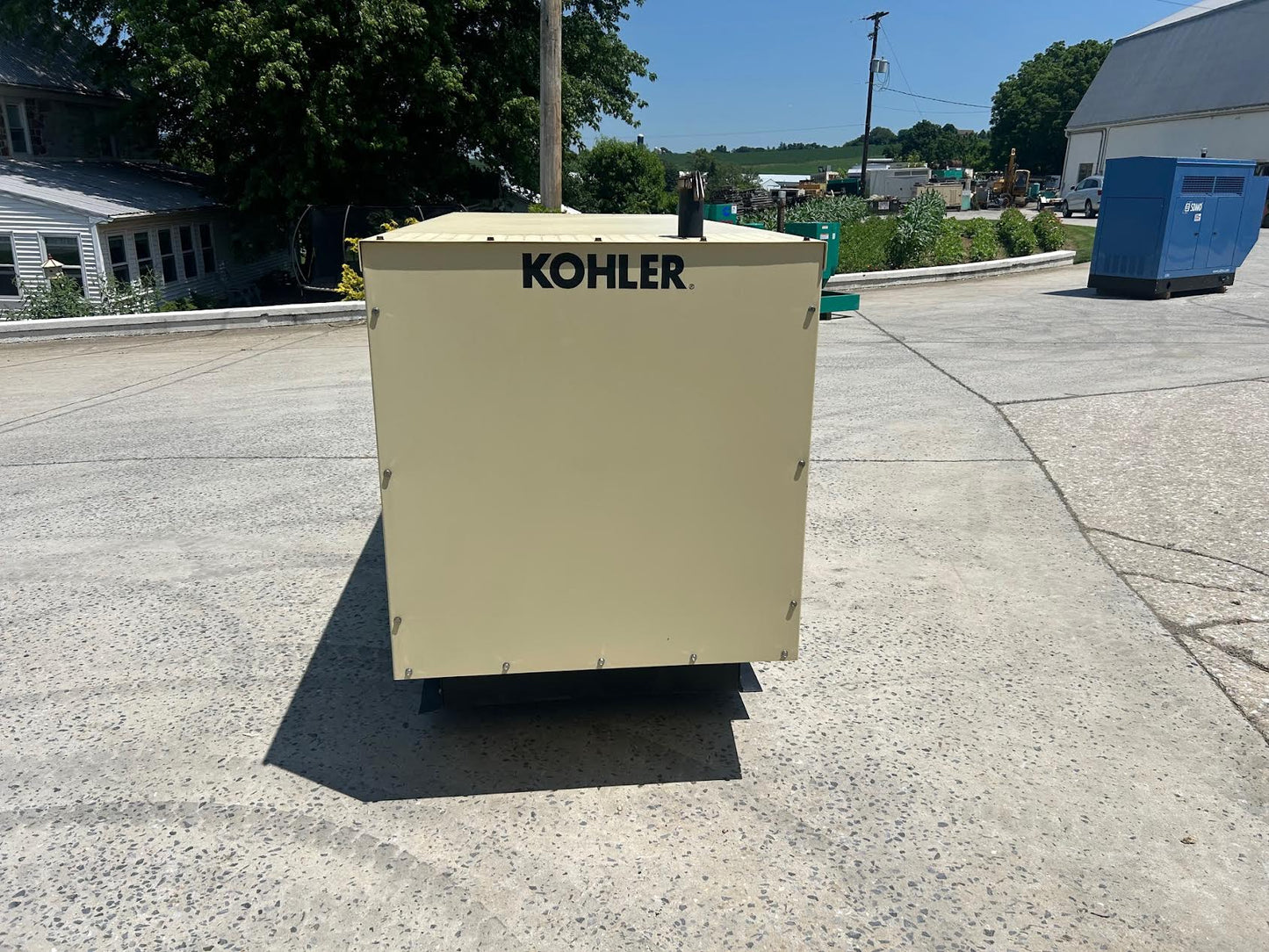40KW Kohler Nat Gas LP Generator 1PH 120/240 1083hrs '12 TESTED
