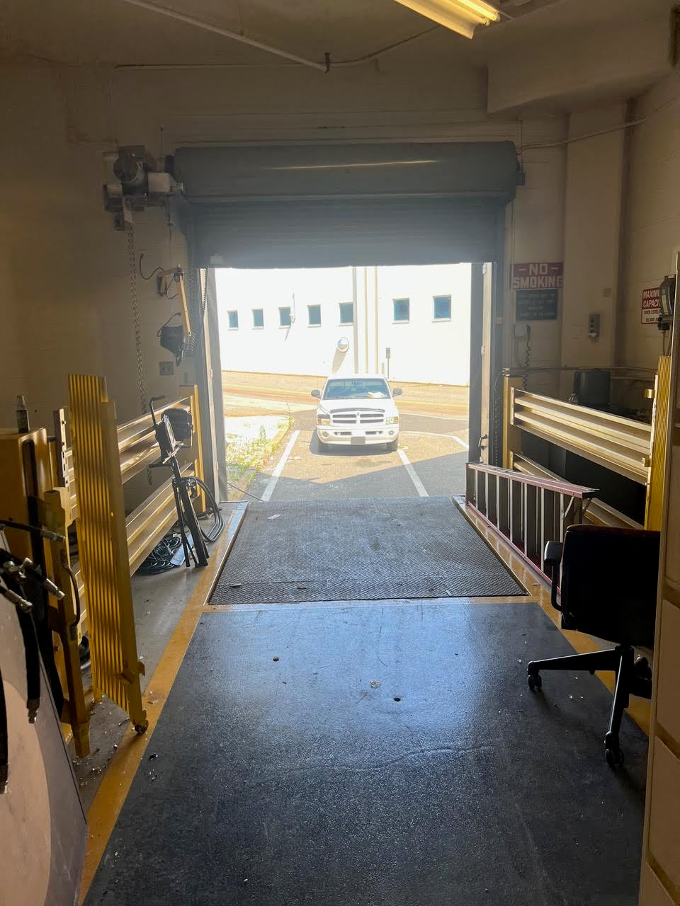 Loading Docks with Doors Levelers Posts & Safety Bars