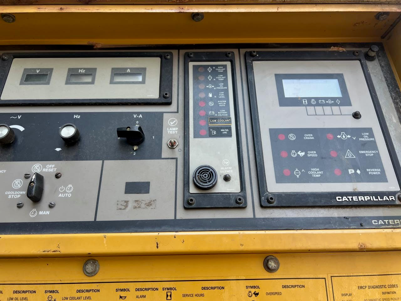 225KW Cat 3208 Diesel Generator 480V '01 1400 Hrs