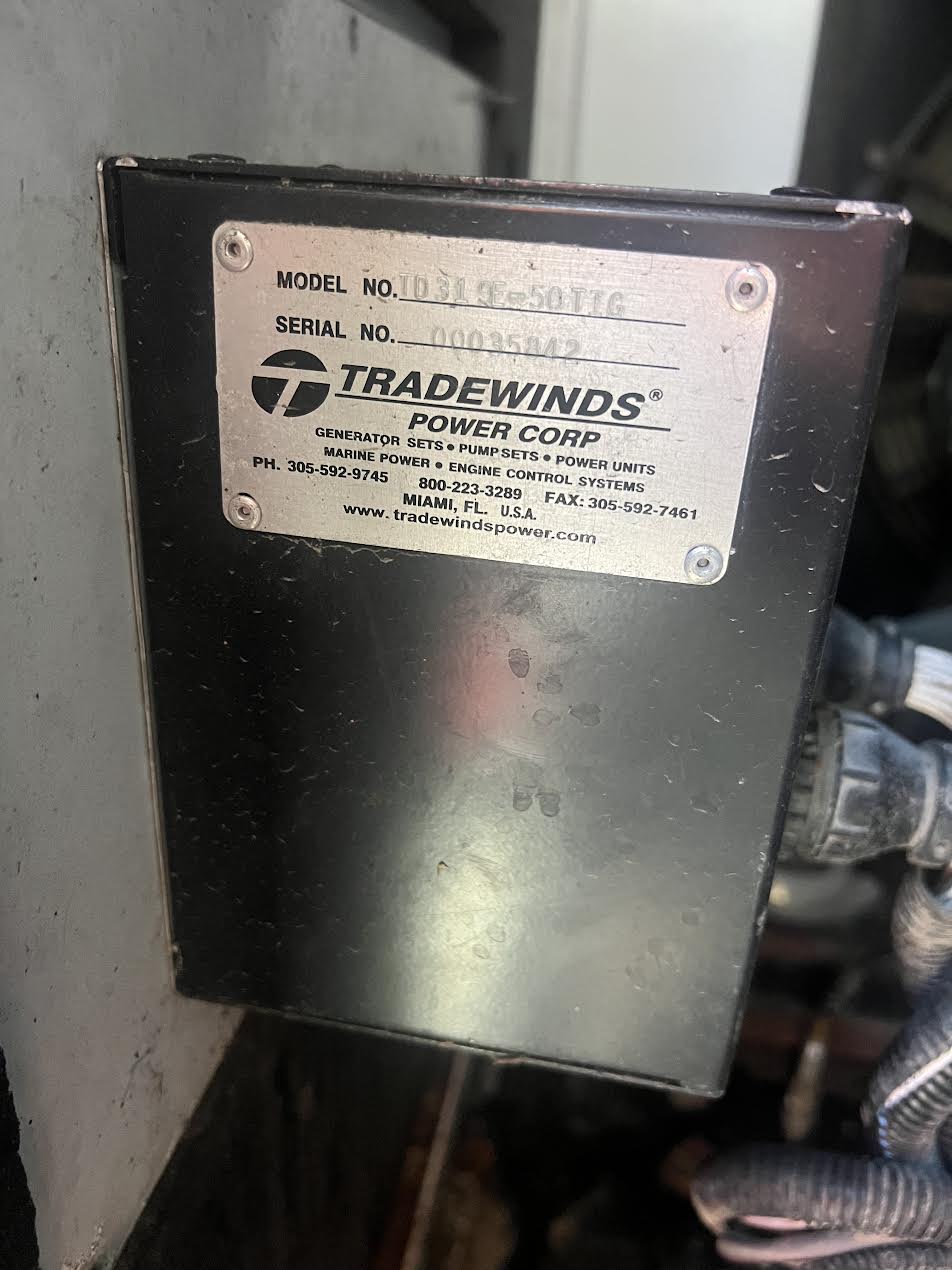 325KW Tradewinds Doosan Diesel Generator 1&3PH 78 Hrs Tested