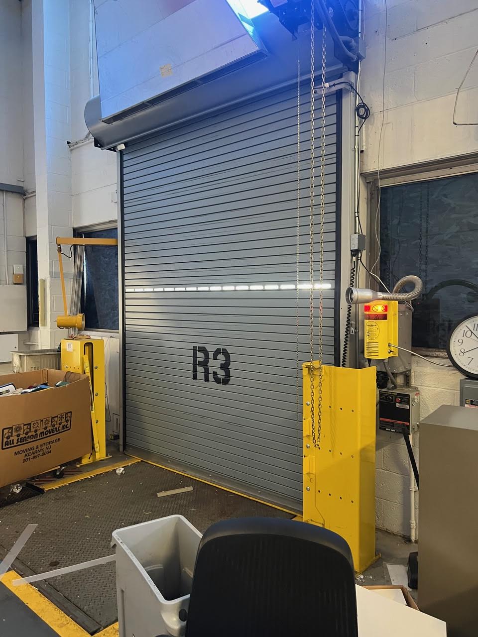 Loading Docks with Doors Levelers Posts & Safety Bars