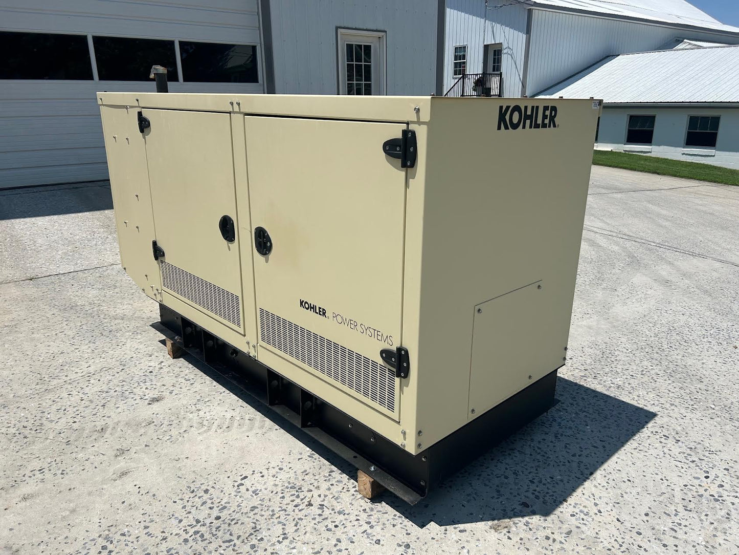 40KW Kohler Nat Gas LP Generator 1PH 120/240 1083hrs '12 TESTED