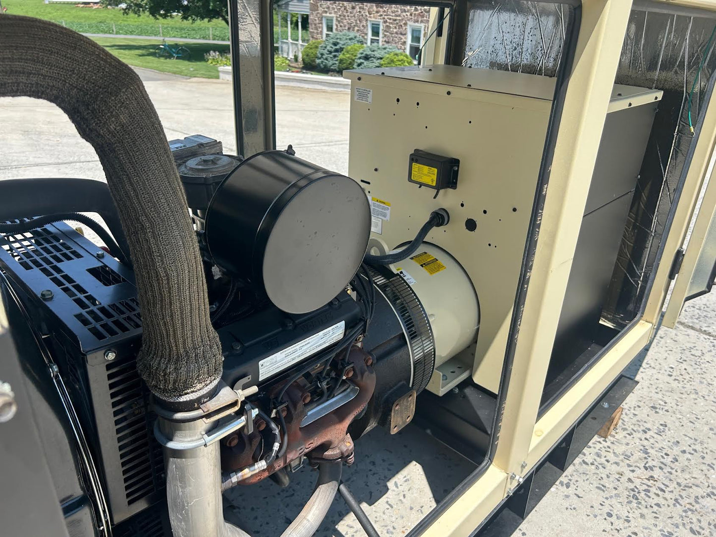 40KW Kohler Nat Gas LP Generator 1PH 120/240 1083hrs '12 TESTED