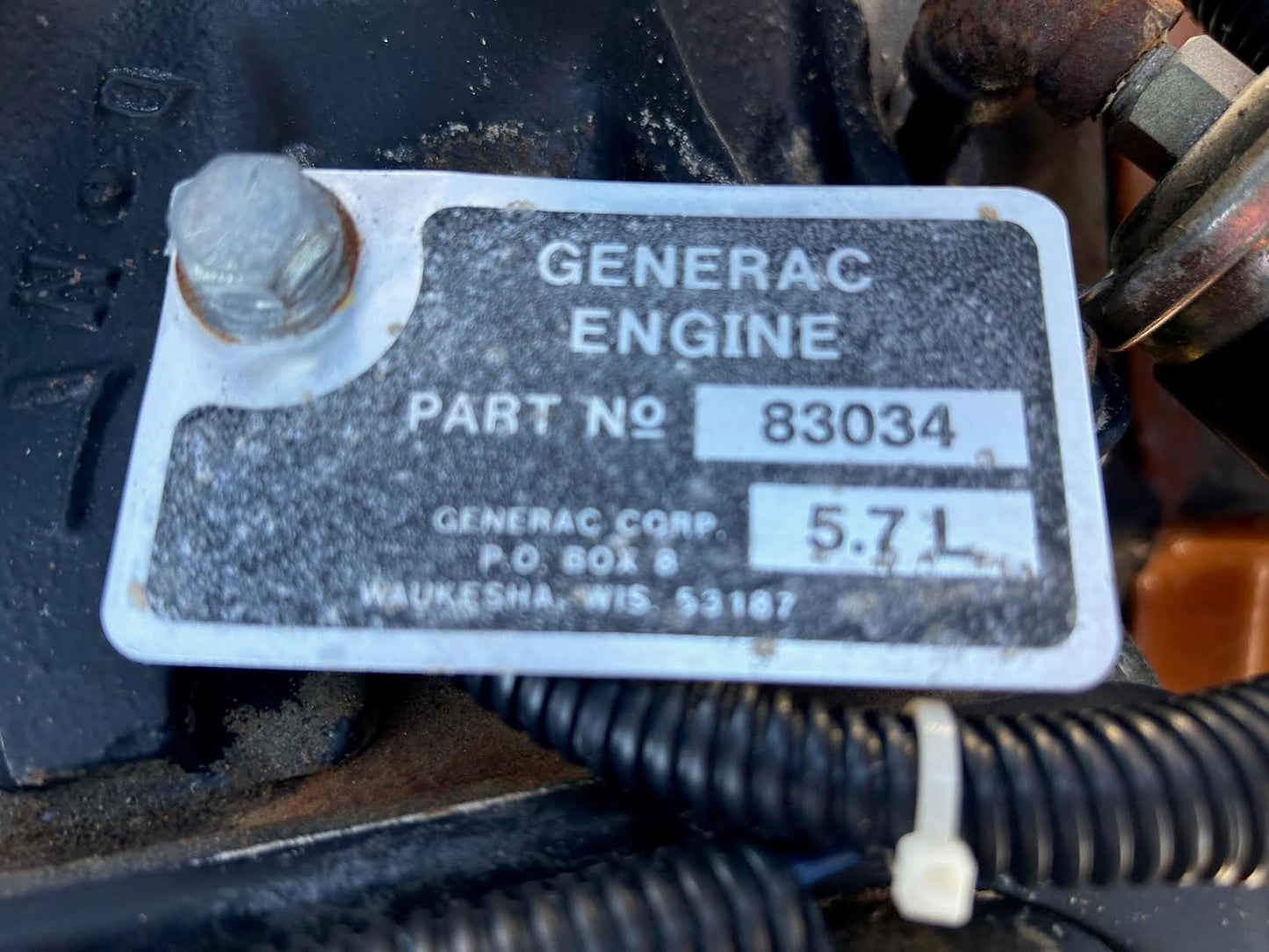 30KW Generac Generator NG/LP 3PH 120/208V '95 632hrs LOAD TESTED-17519