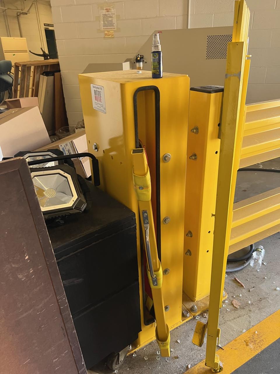 Loading Docks with Doors Levelers Posts & Safety Bars