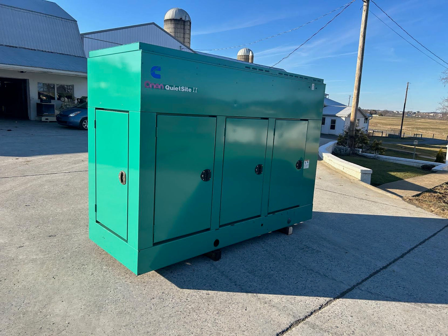 125KW Onan Cummins Diesel DGEA-4958042 12j0/208 3ph 1080hrs Enclosed TESTED