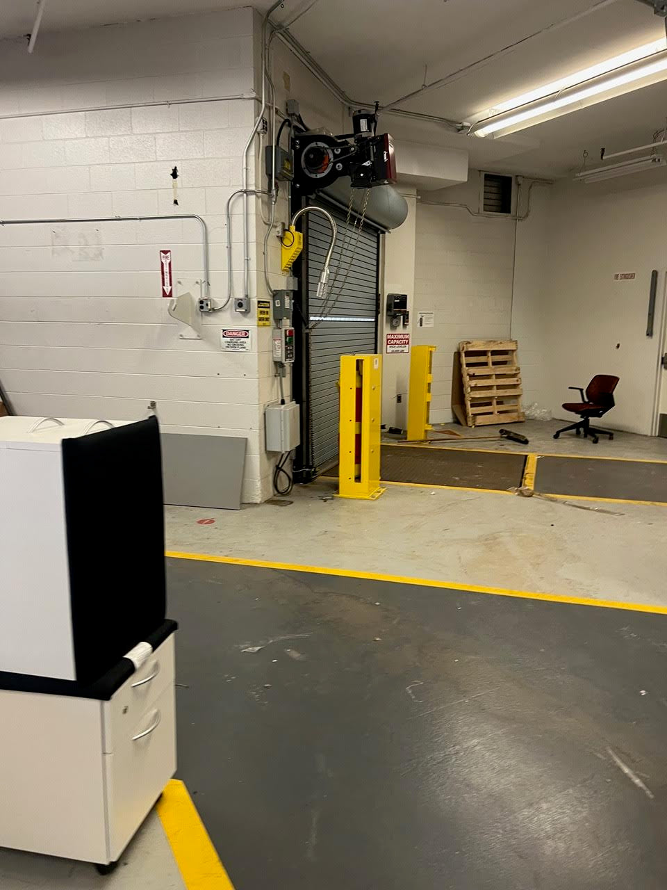 Loading Docks with Doors Levelers Posts & Safety Bars