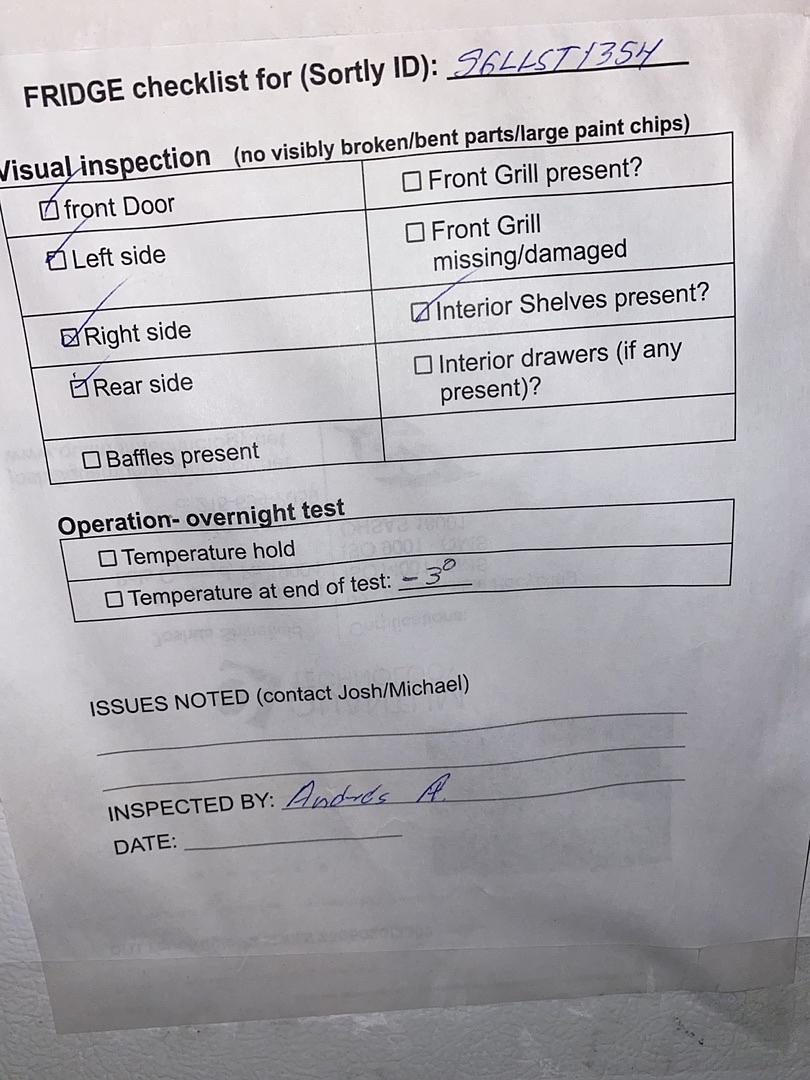 VWR U2016GA14 -20C Freezer (S6LLST1354)