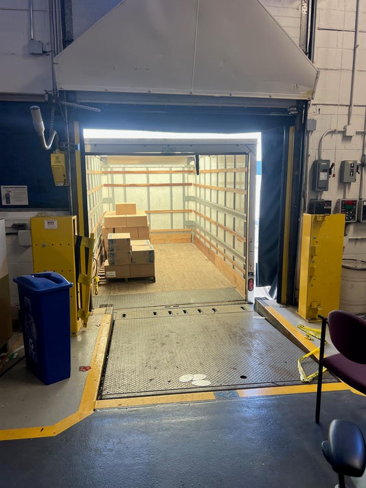 Loading Docks with Doors Levelers Posts & Safety Bars