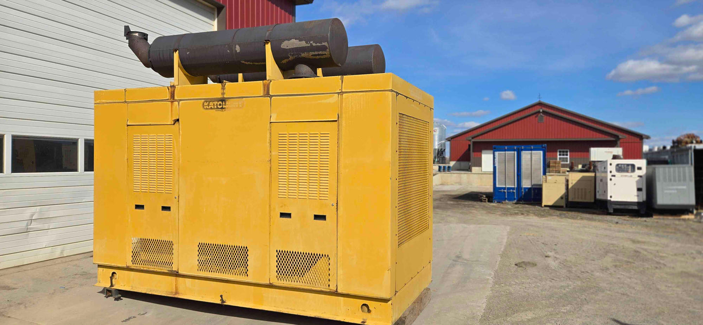 500KW Katolight Detroit Diesel Generator 714Hrs TESTED '95