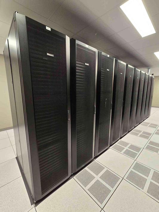 Panduit Fully Enclosed Black Server Rack Cabinet (108537)