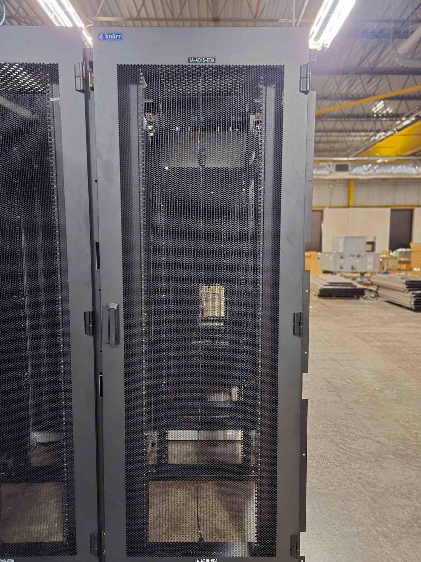 42U Knurr Server Racks Doors / No Sides Data Cabinet