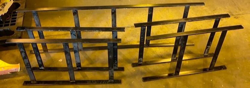 Ladder Rack Sizes: 59", 45", 30", 29", 24", 66", 84", 63", 45", 61", 62", 64", 119", 72", 30", 35", 58", 60", 132", 82", 52", 38", = 399 Linear ft.(S6LLST3998)