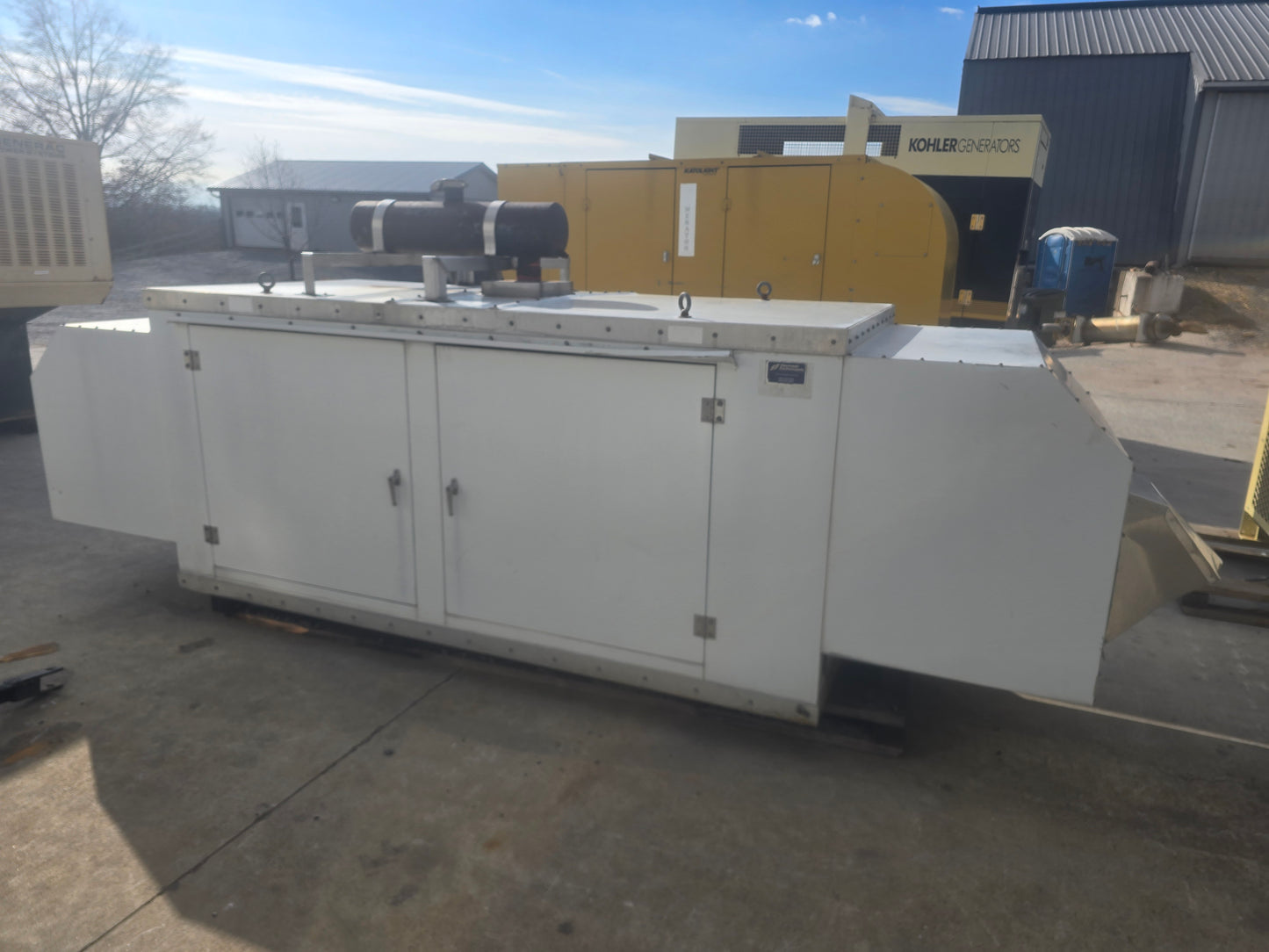 50KW Kohler Generator 460 Ford w/ Sound Encl. 1122Hrs LOAD TESTED '96 Propane-17522