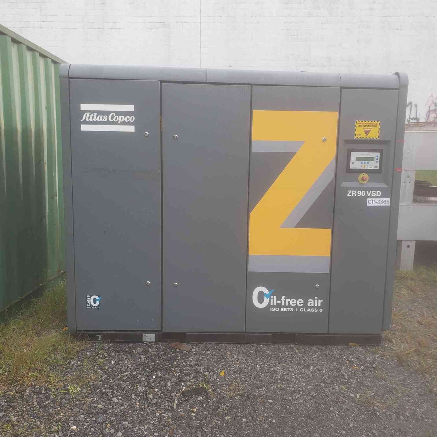 Atlas Copco ZR90 VSD Oil-Free Rotary Screw Air Compressor 2012