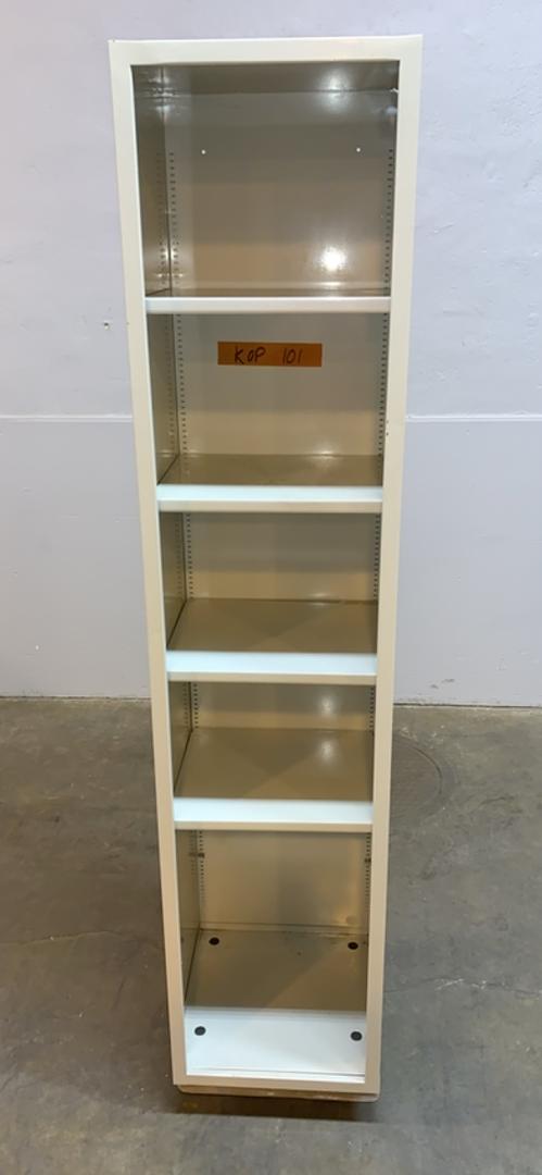 Metal Storage Cabinet Tall Narrow 18"x84" w/ Shelves(S6LLST8692)