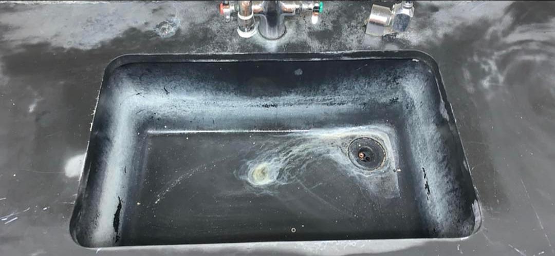 Sink & Epoxy Top Eyewash + Faucet