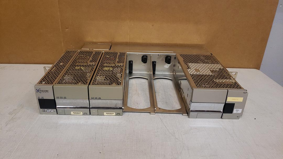 Valere Power Rectifier Shelf CC8X-ANN-VC w/ Modules & Display Arm(S6LLST8203)