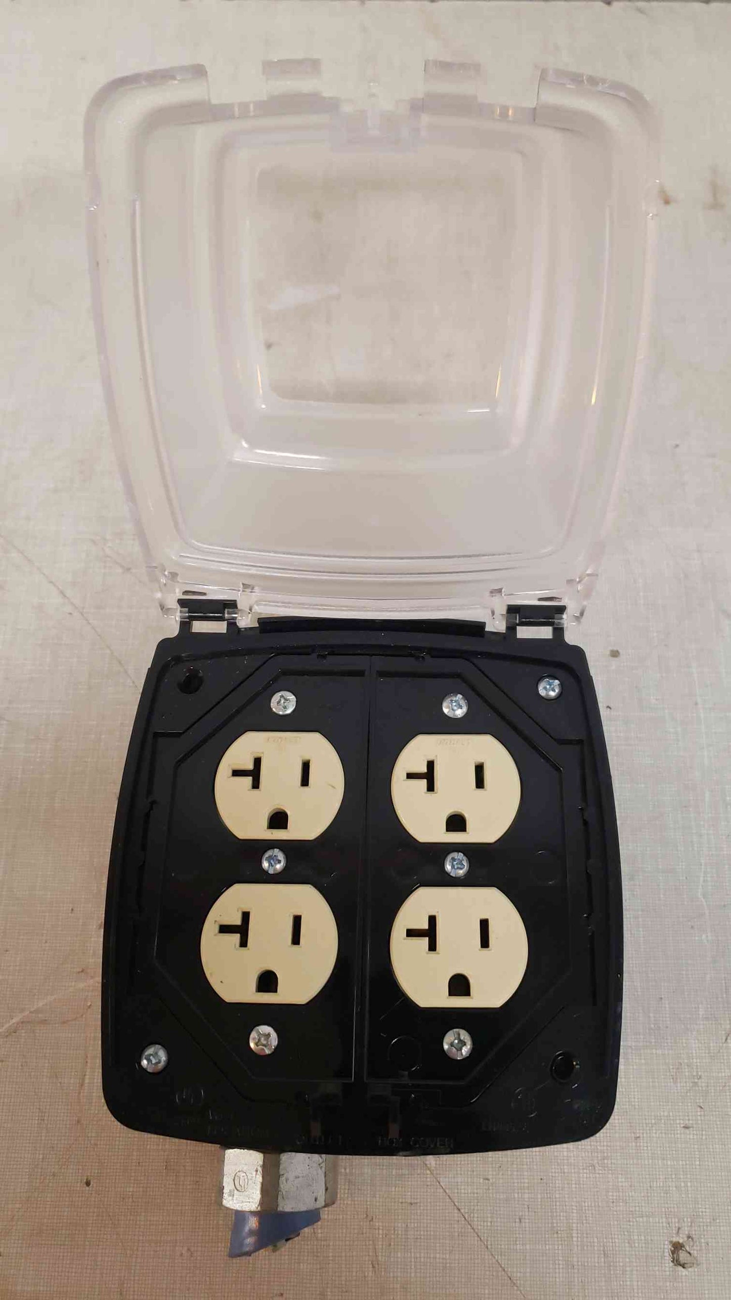 Lot of 84 Leviton 4x4 outlet Square Electrical Outlet Box Metal(103281)