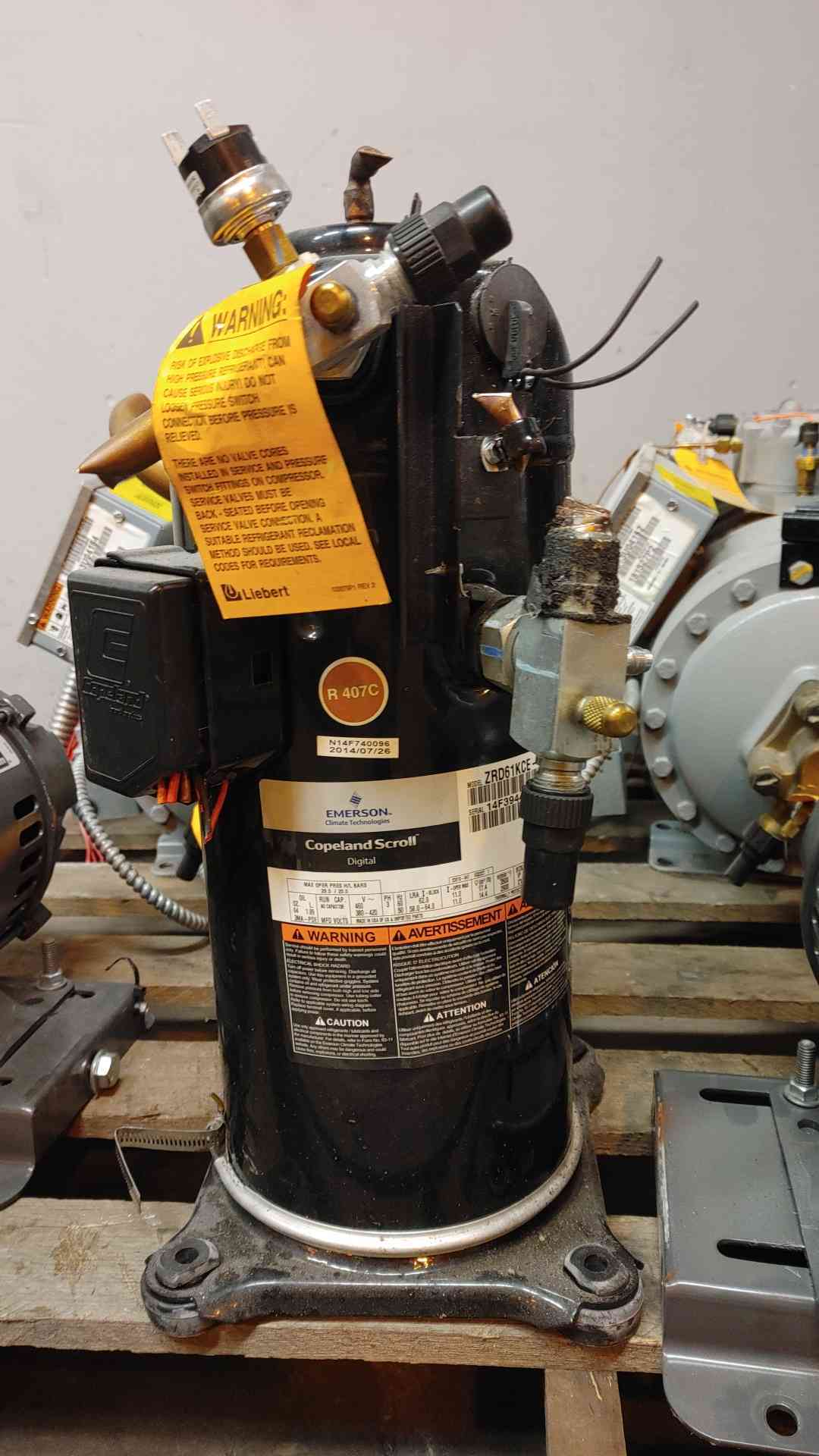 Copeland Scroll 480V 3PH ZRD61KCE-TFD-261(104880)