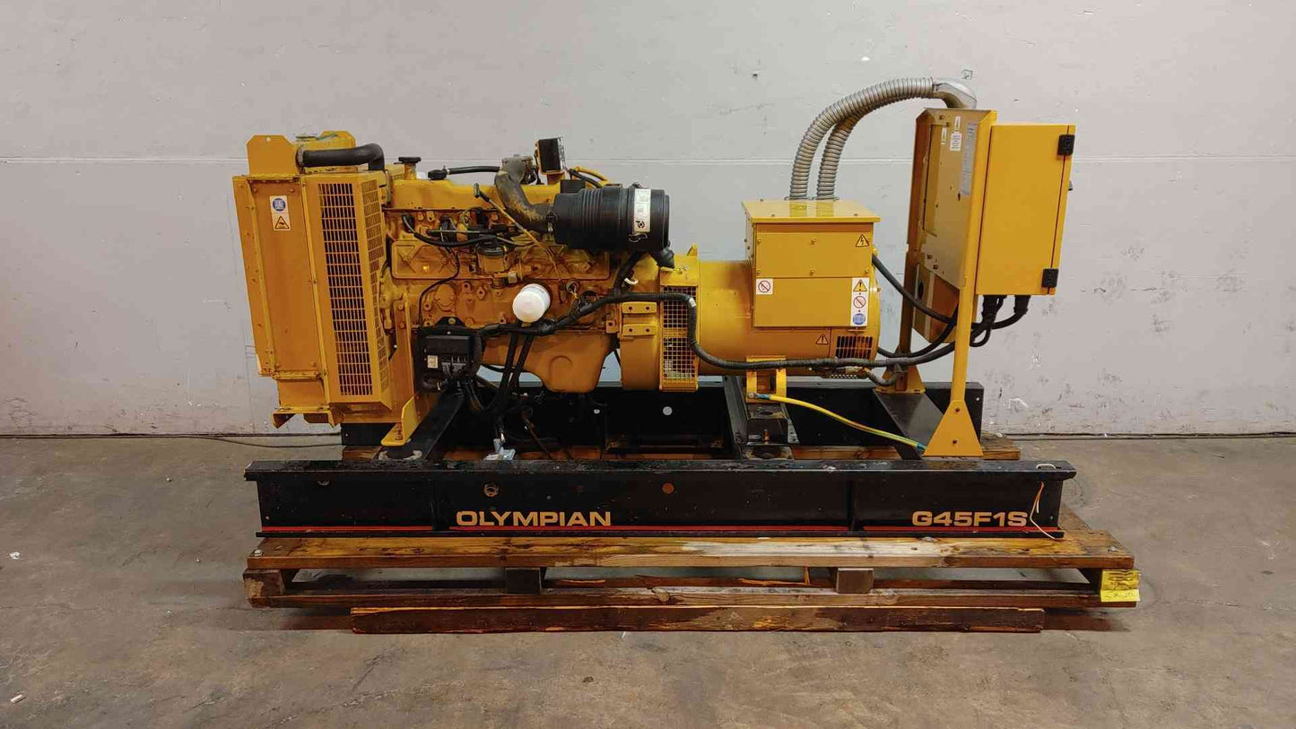 Cat Olympian Generator 40KW 1PH LP Nat Gas 510Hrs G45F1S LOAD TESTED(106392)