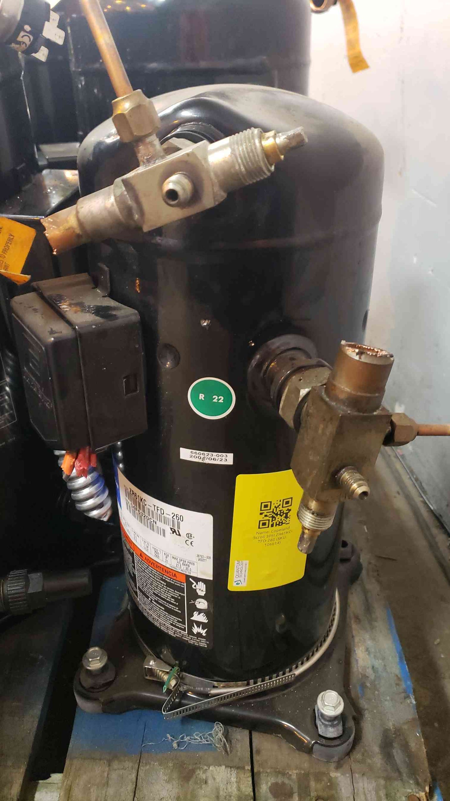 Copeland Scroll 3PH ZR61KC-TFD-260 Air Compressor