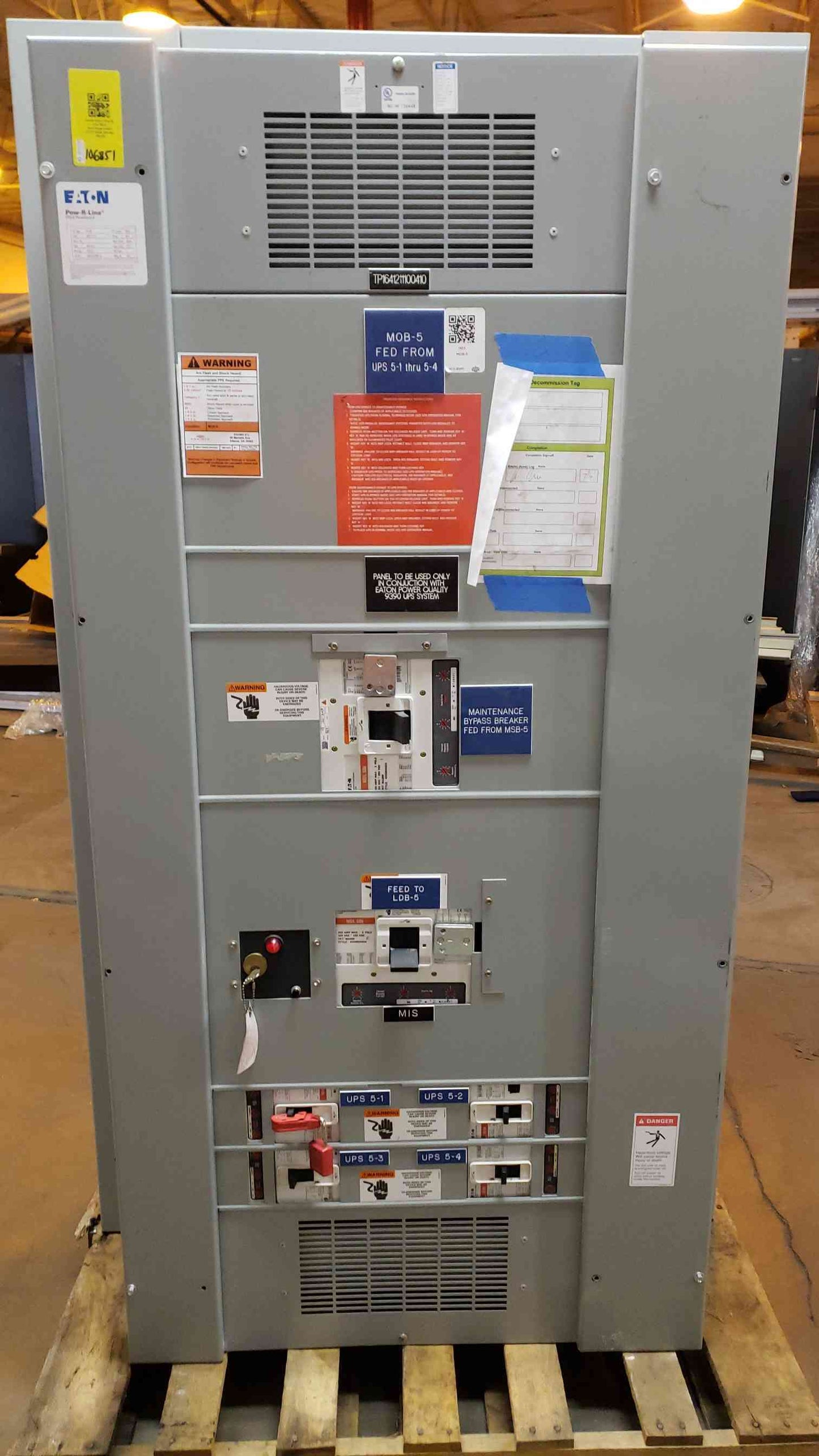Eaton Pow-R-Line PRL4 Switchboard 480Y/277V 800A 3PH 4W PRL4B MBP
