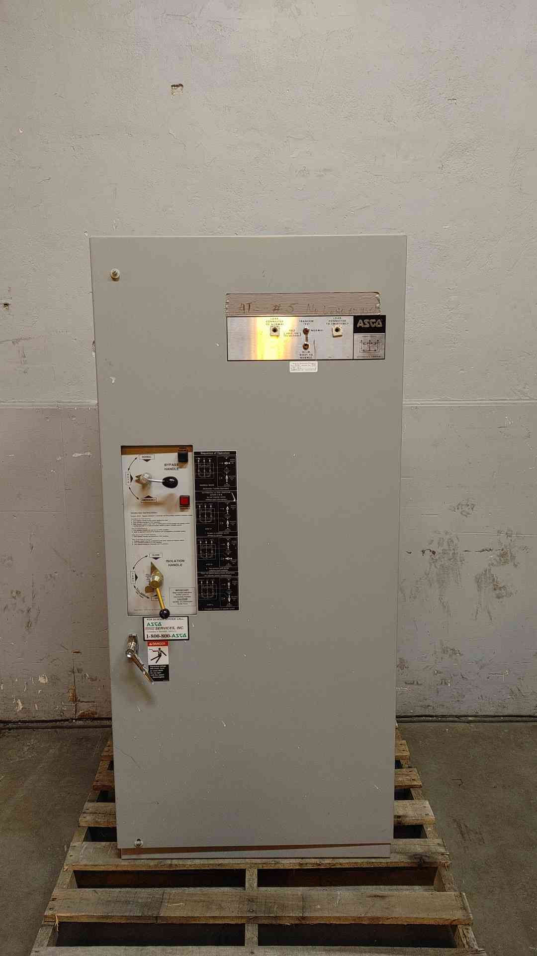 ASCO ATS Bypass Switch 150A 480/277V Z-5426 ATS 962 Series