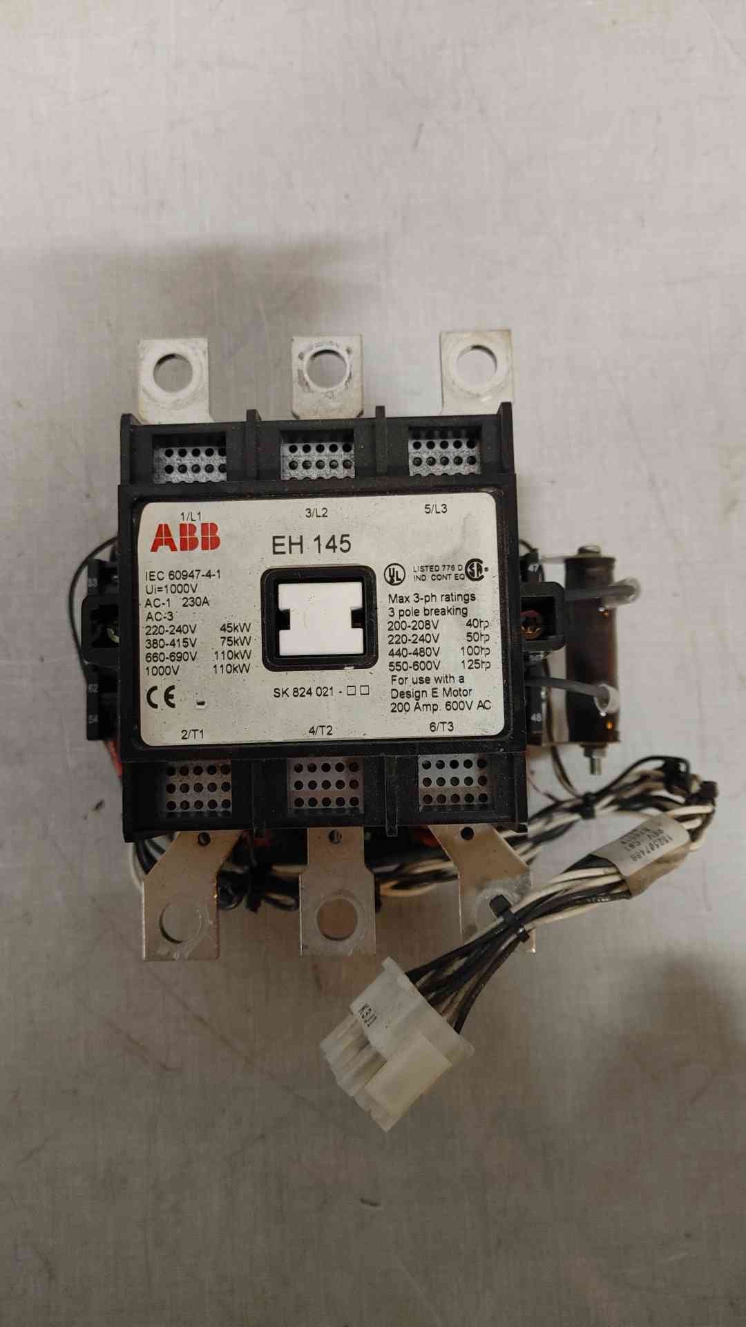ABB 225A 2 Pole Circuit Breaker 600V EH145