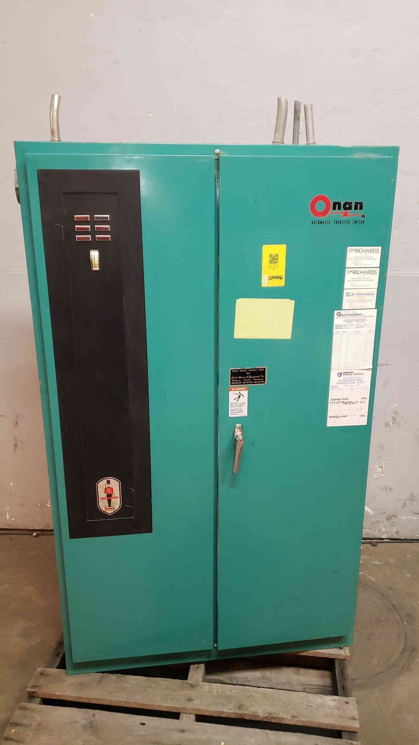 Onan ATS 400A OT 3PH 480V Automatic Transfer Switch
