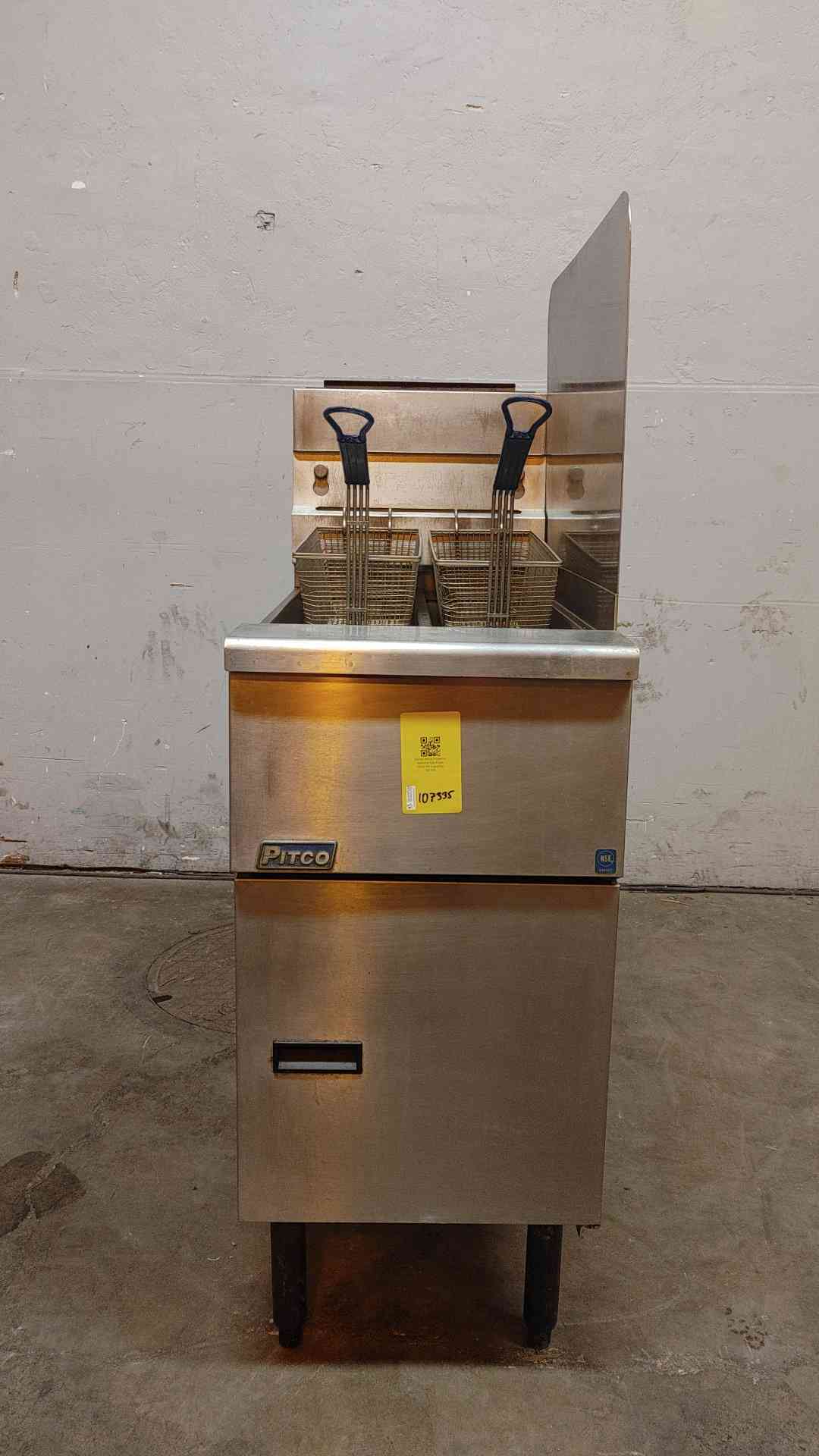 Pitco Frialator Solstice Gas Fryer 40Lb Oil Capacity SG14T