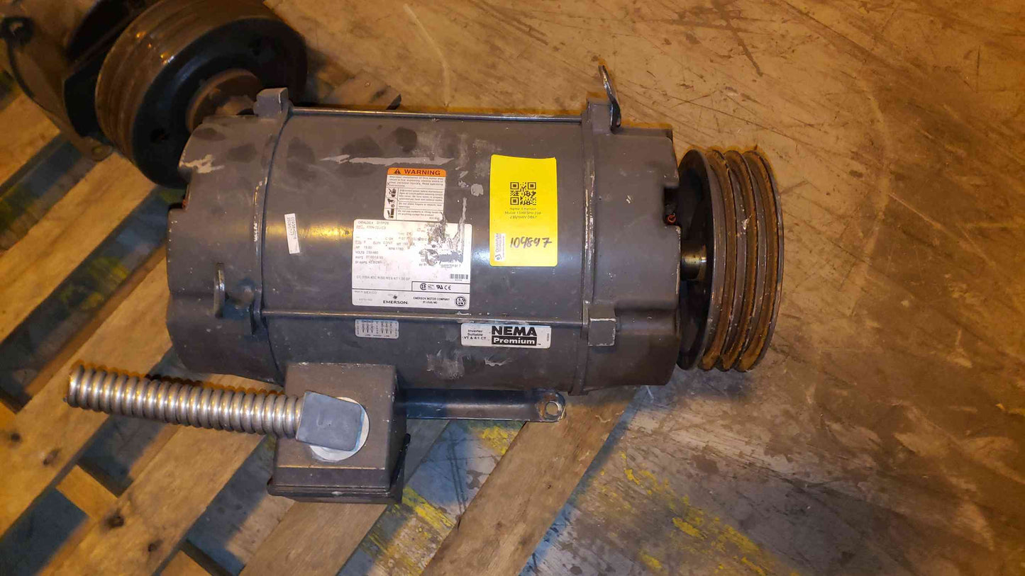 Emerson Motor 15HP 3PH 208-230/460V DB67