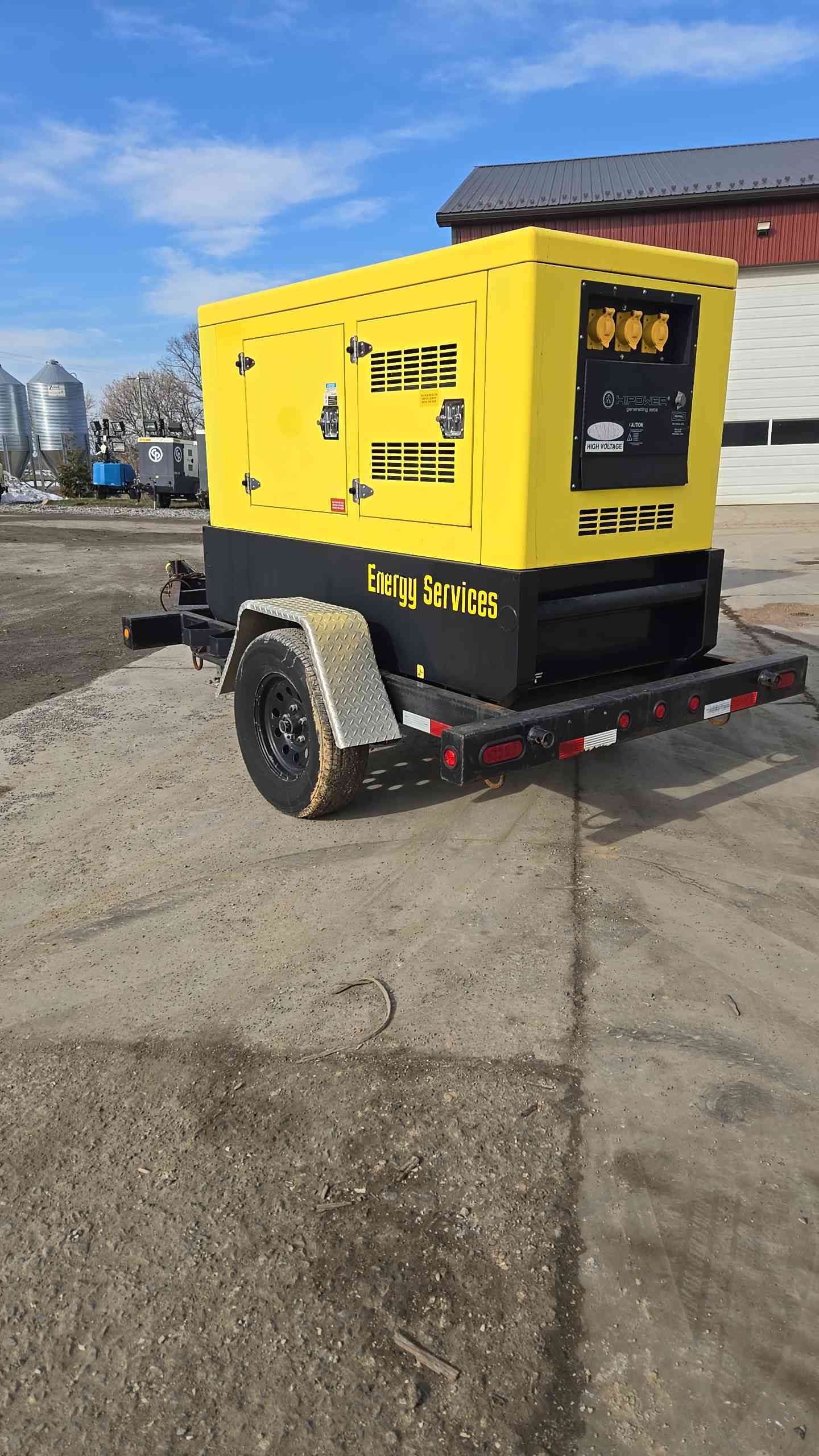16.6KW/21KW HighPower Generator Trailerized 16,426 Hours LOAD TESTED '13