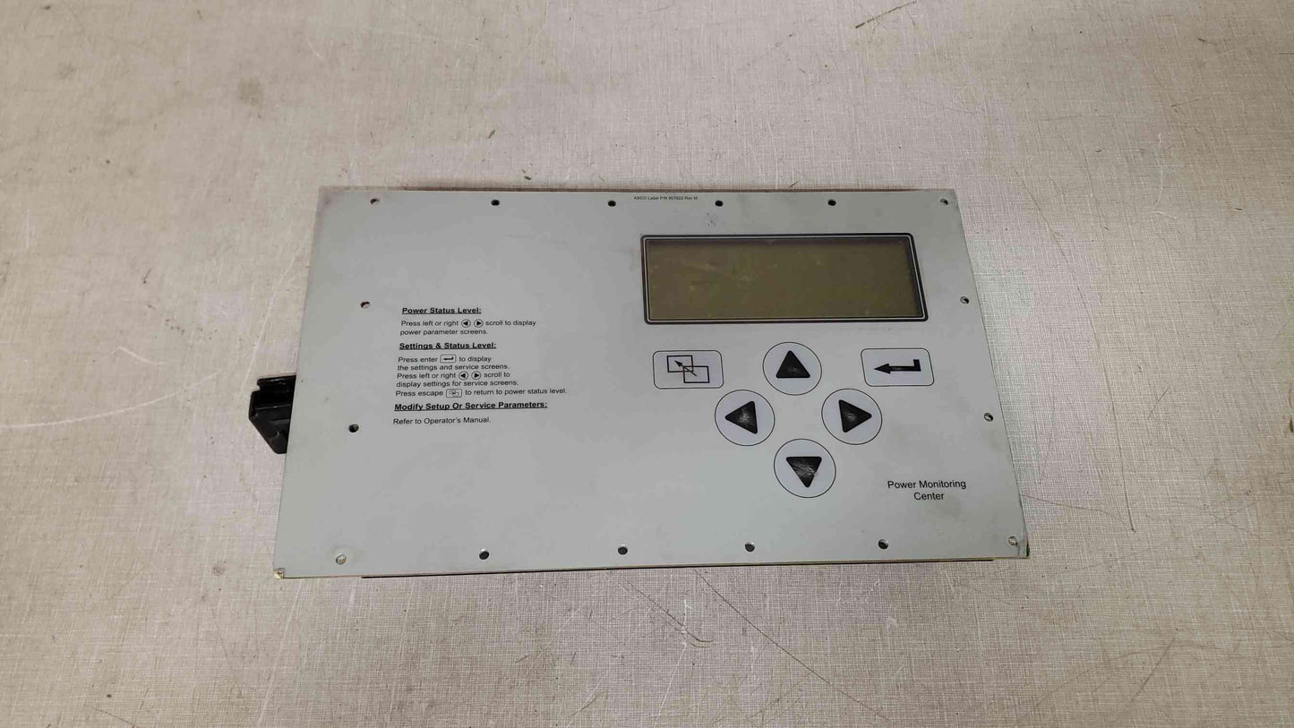 ASCO 5200 Series Power Manager Display 607636 (SKU: 107866)