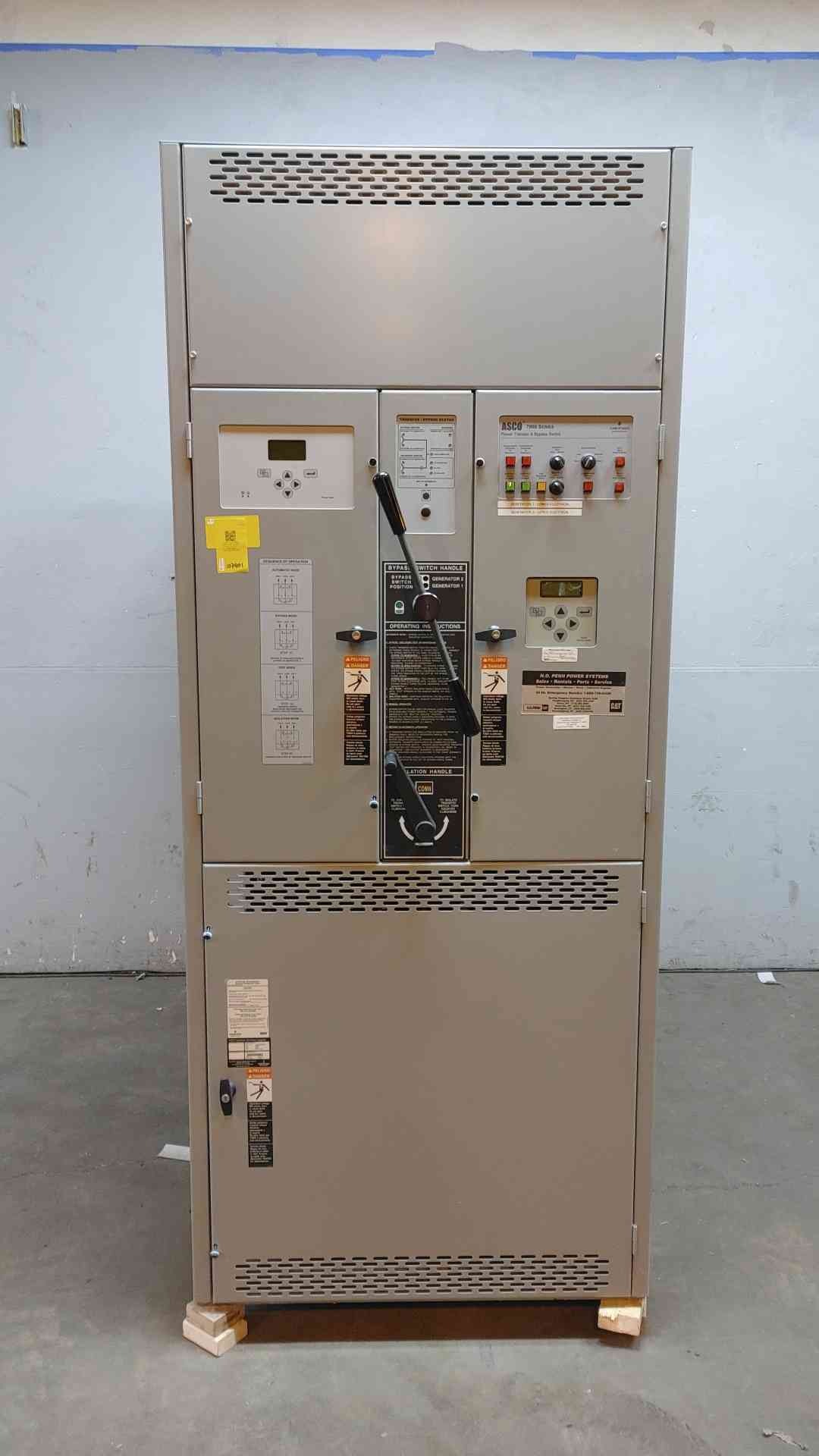 2000A 208V ASCO 7000 Series Transfer & Bypass ATS G7ADTBB32000C5XC Emerson