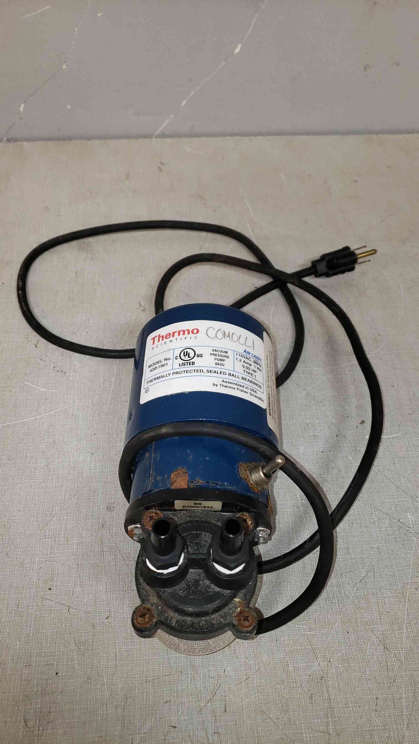 Thermo Scientific 115VAC 1PH Vacuum Pressure Pump 420-1901 (SKU: 108017)