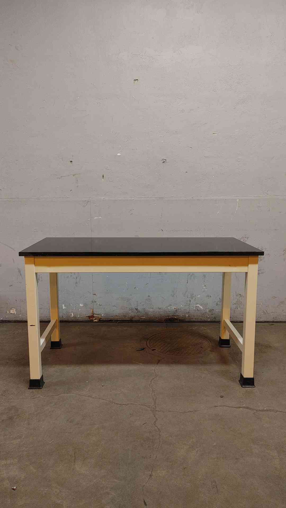 5' Black Epoxy Table Lab Desk