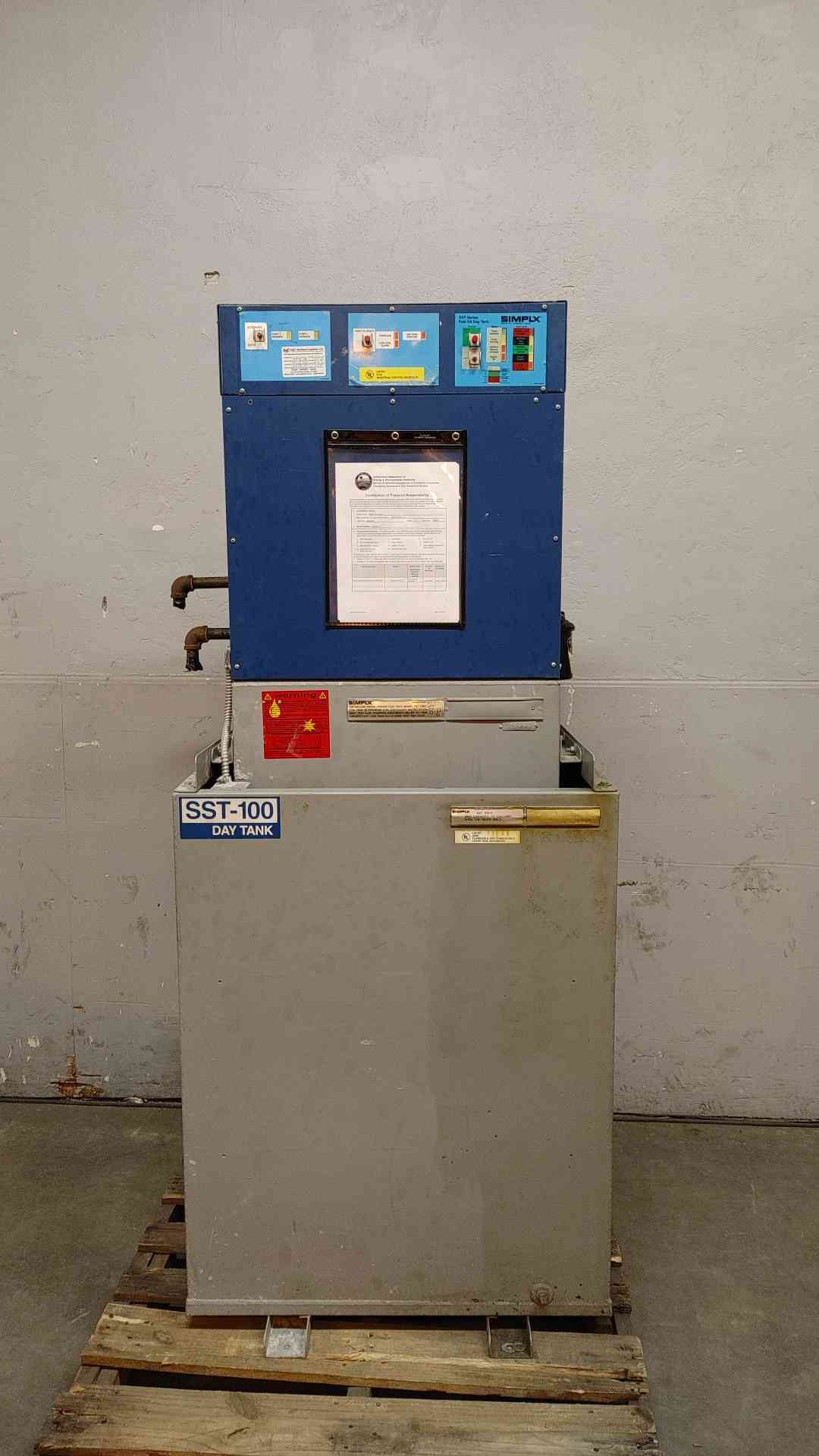 Simplx SST Series Fuel Diesel Oil Day Tank 171Gal. 40385 (108472)