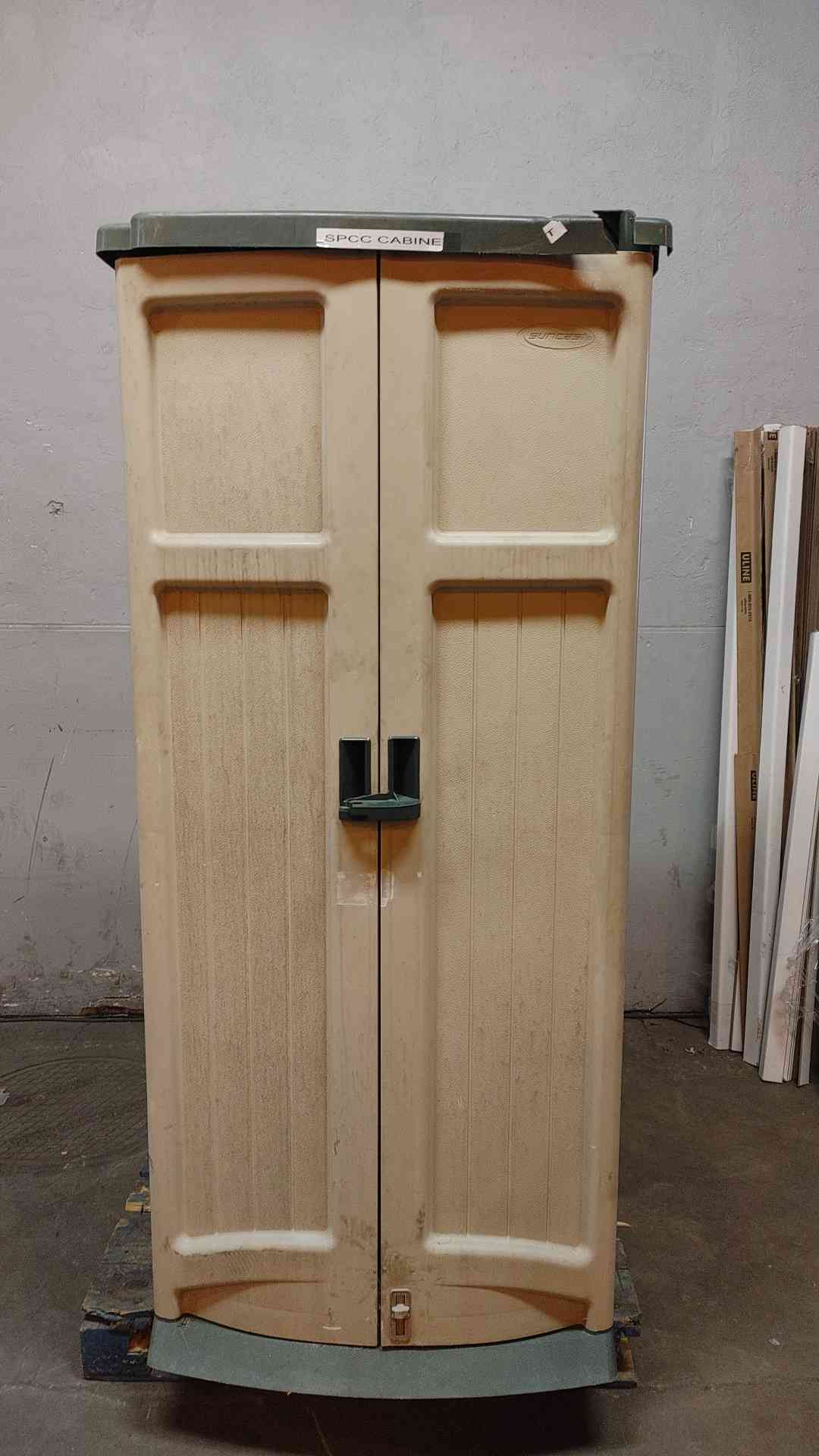 6' Tall Suncast Plastic Storage Cabinet (108606)